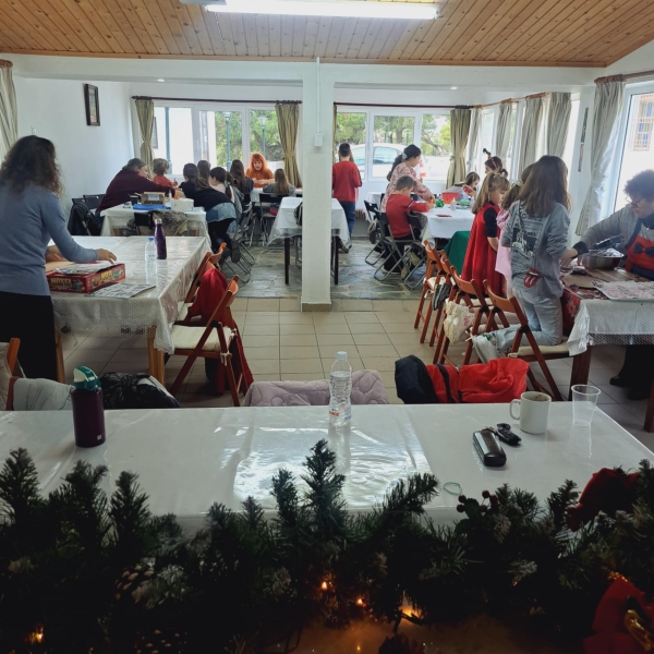 Στιγμές από το Χριστουγεννιάτικο  Εργαστήρι 2024 στην Πλάκα Κερατέας Λαυρεωτικής