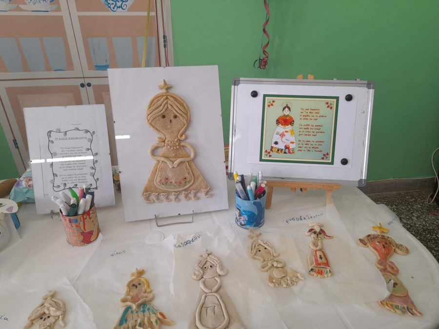 Με Μάθημα την Παράδοση, Παιδιά και Ενήλικες συμμετείχαν στην κατασκευή του Παραδοσιακού Χαρταετού και στο Ζύμωμα της Κυρά Σαρακοστής